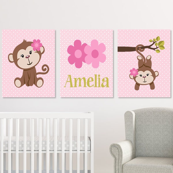 Monkey Nursery Decor Etsy