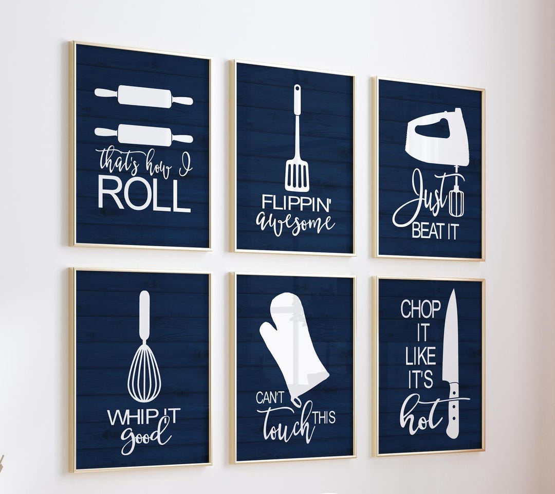 Kitchen Wall Decor, Kitchen Quote Wall Art, Funny Utensil Wall Decor ...