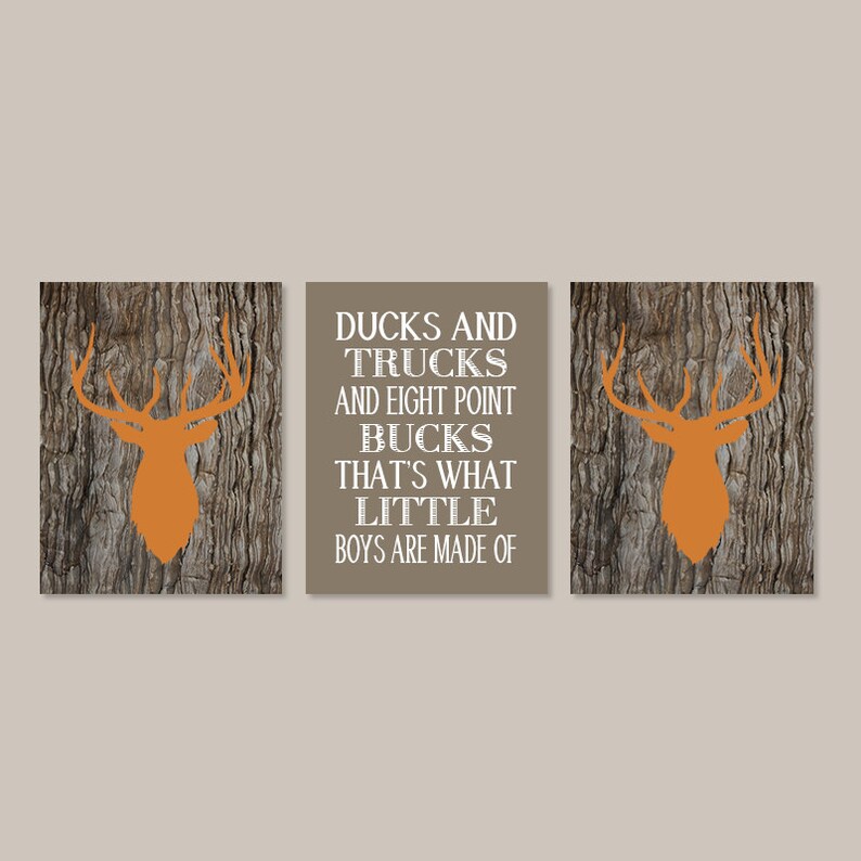 DEER Nursery Decor Deer Wall Art Deer Antler Decor Canvas Etsy