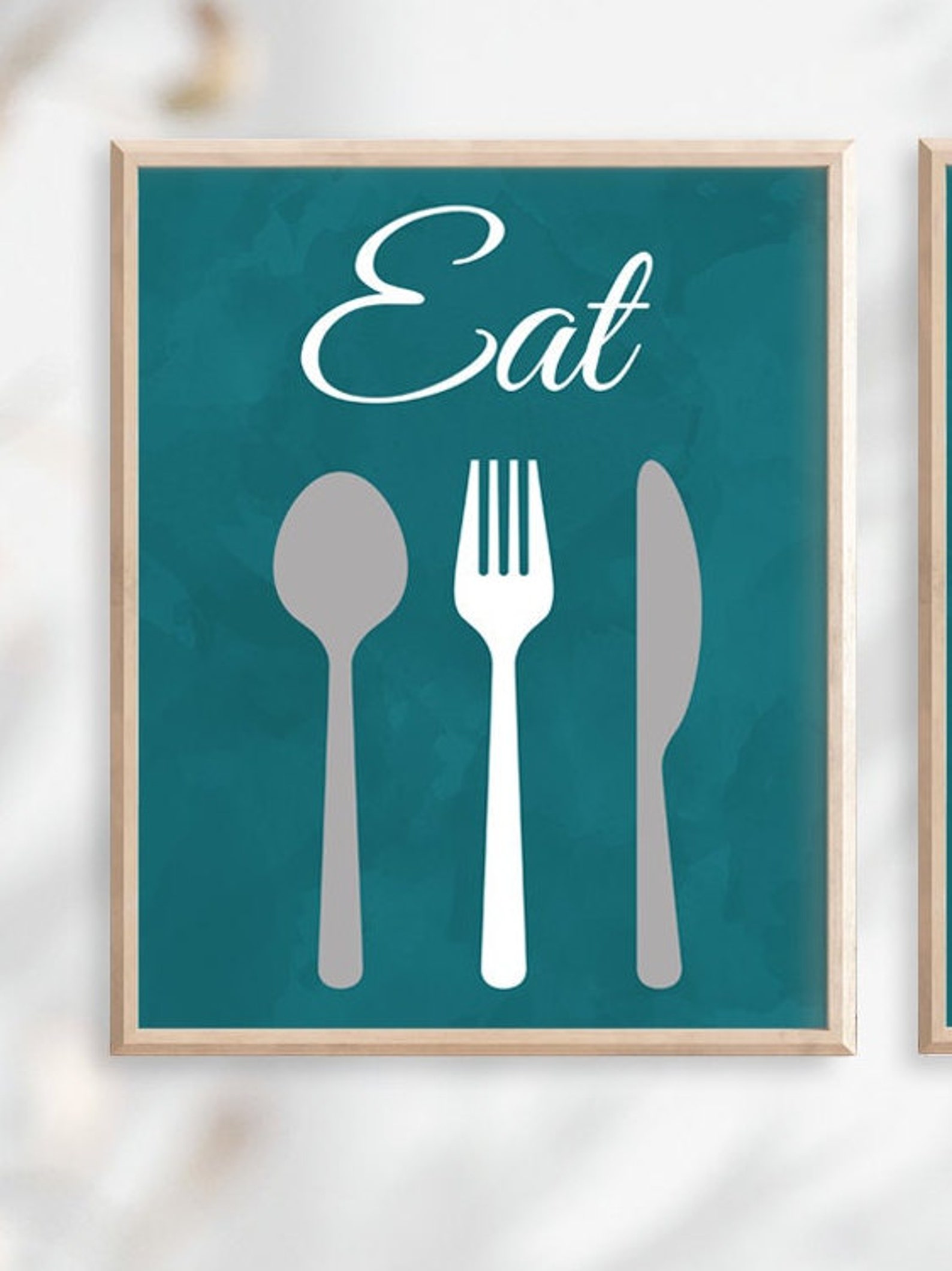 Eat Drink Love Kitchen Wall Art Eat Drink Love Prints or Etsy