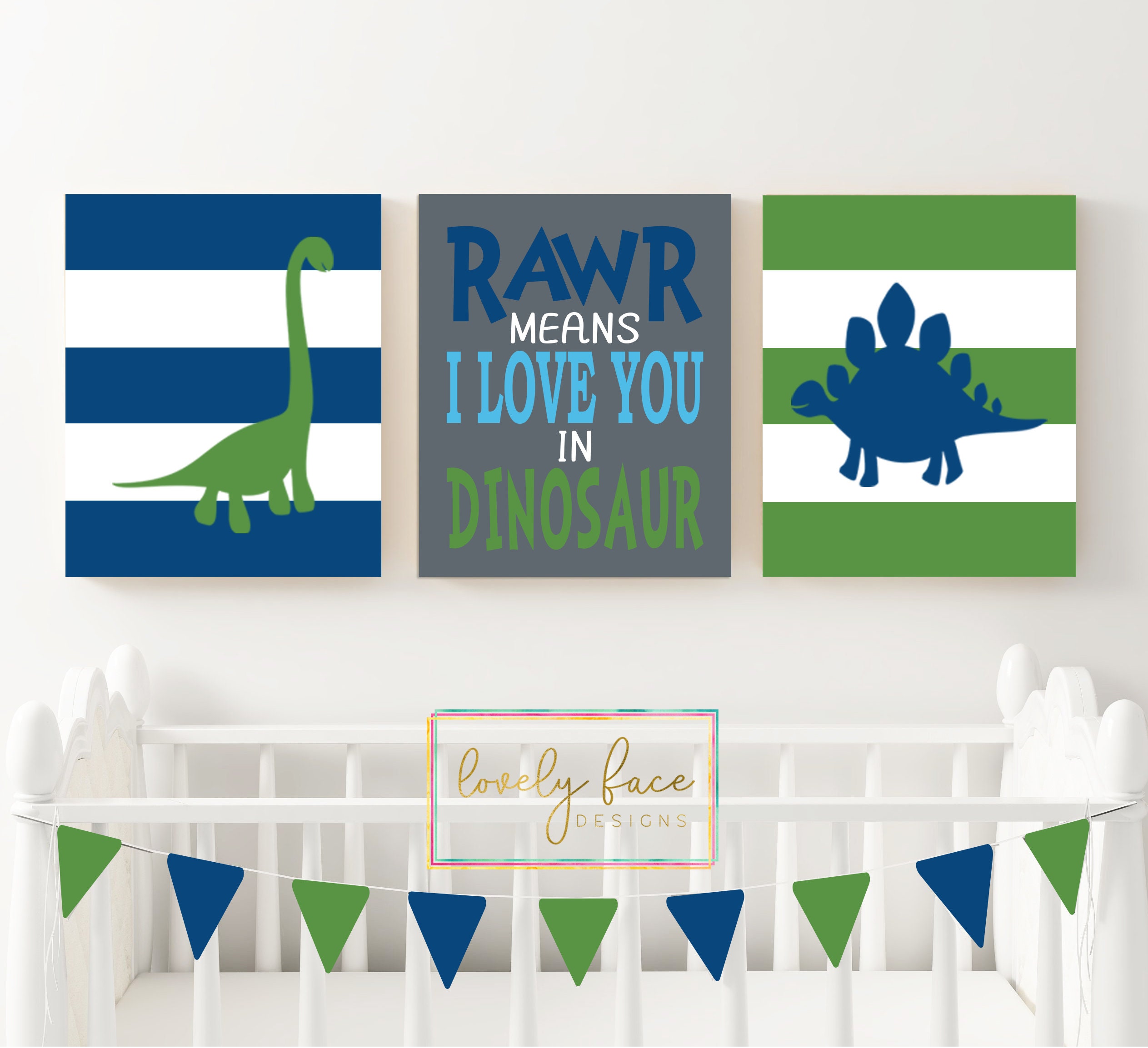 Dinosaur Decor Dinosaur Wall Art Dinosaur Nursery Art Etsy