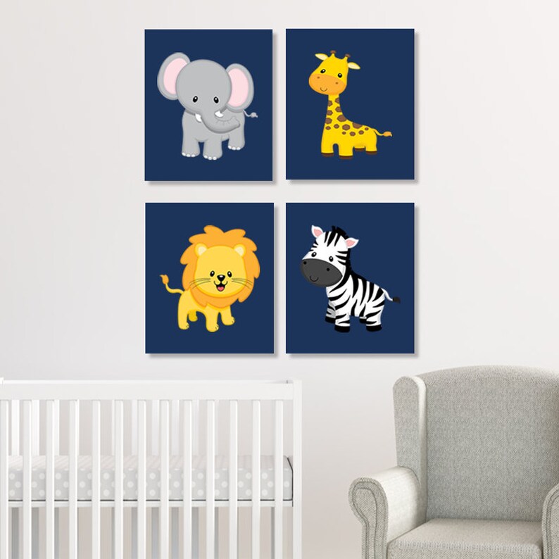 Safari Nursery Decor Safari Nursery Prints Safari Nursery Etsy