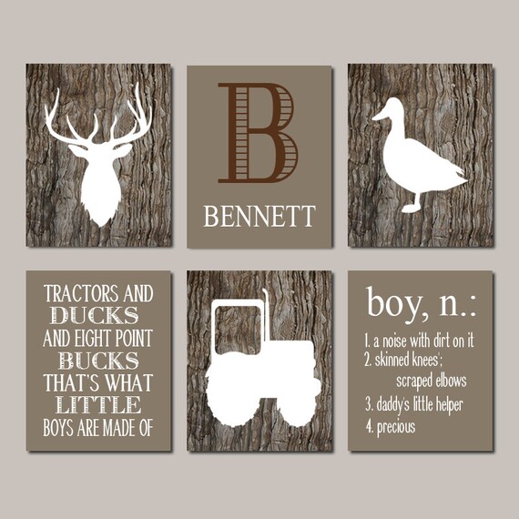 deer nursery decor boy