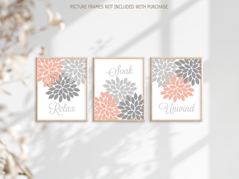 Seafoam Brown Bathroom Wall Decor Bathroom Wall Art Prints - Etsy