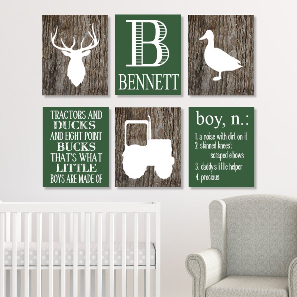 DEER Nursery Decor Deer Nursery Wall Art Deer Nursery Prints Etsy