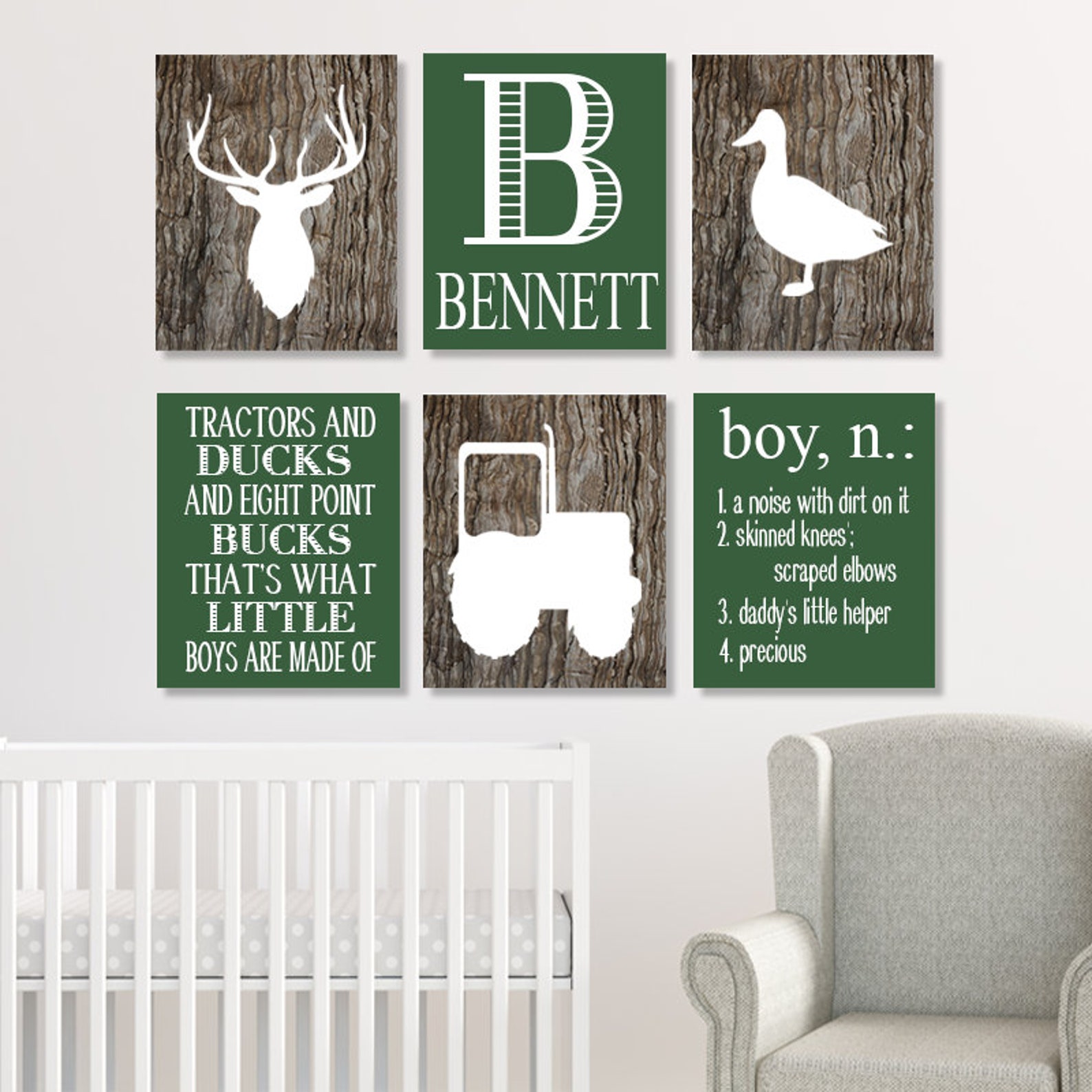 DEER Nursery Decor Deer Nursery Wall Art Deer Nursery Prints Etsy