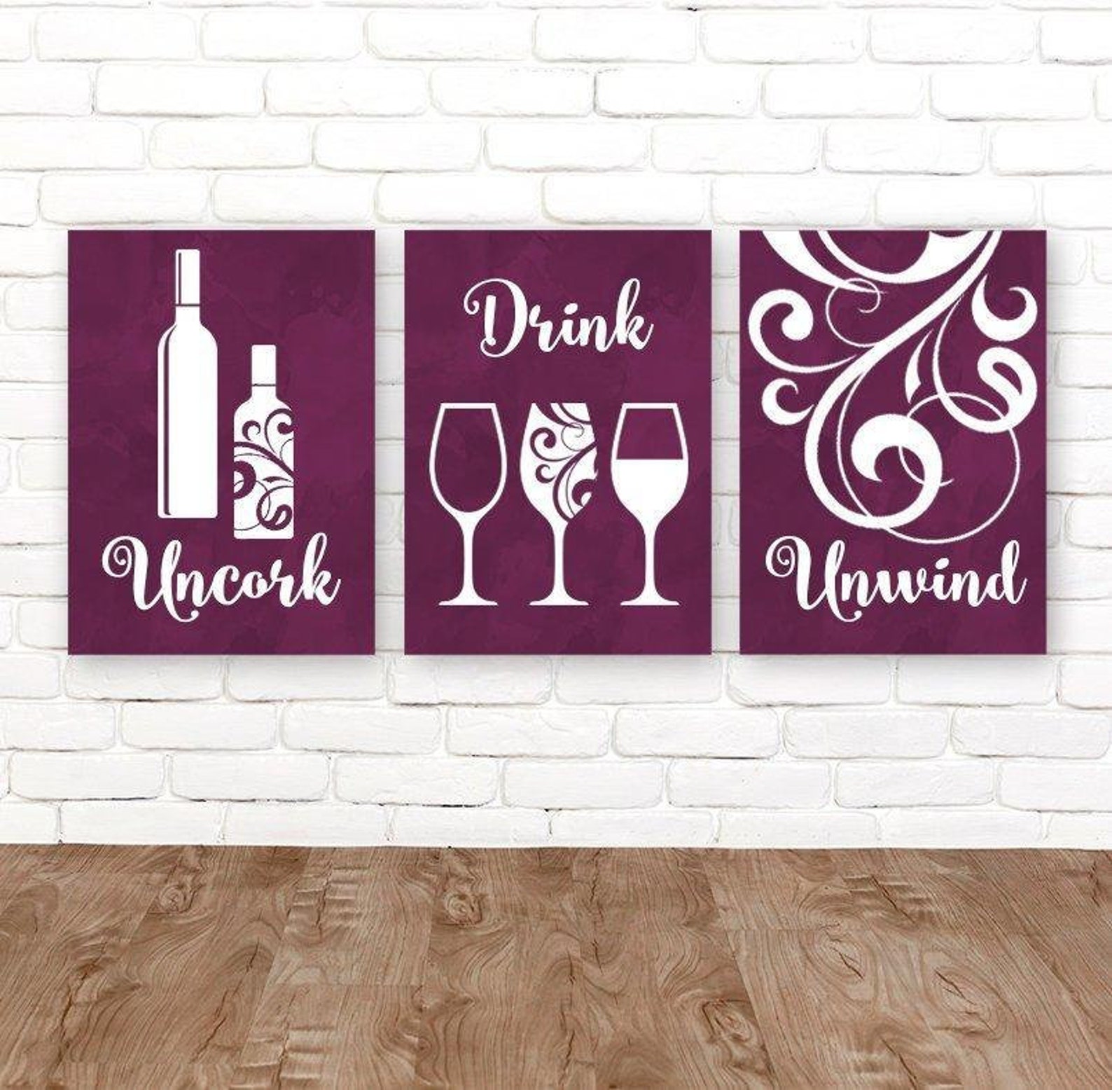 Wine Wall Art Wine Bar Decor Wine Prints or Canvas Wine Etsy