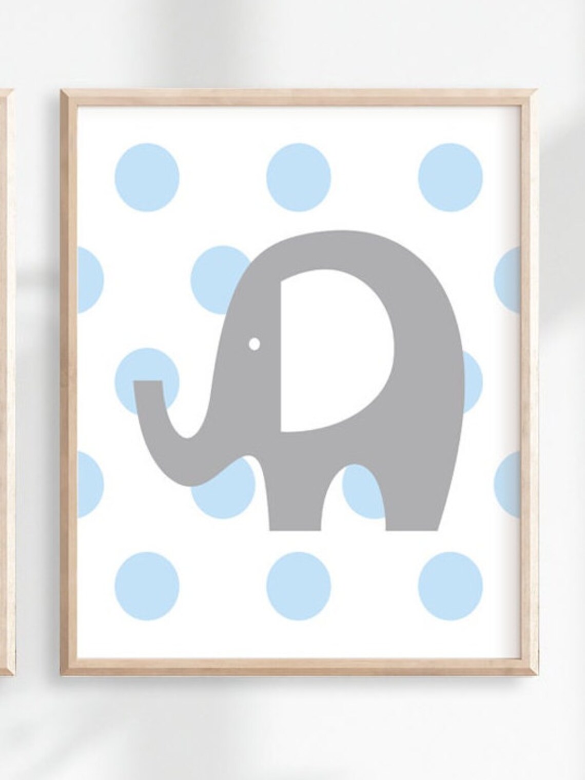 Elephant Nursery Wall Art Baby Boy Nursery Decor Elephant - Etsy