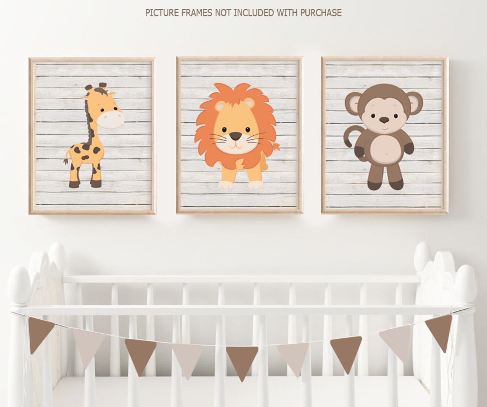 Safari Nursery Wall Art Boy Safari Nursery Decor Safari Etsy
