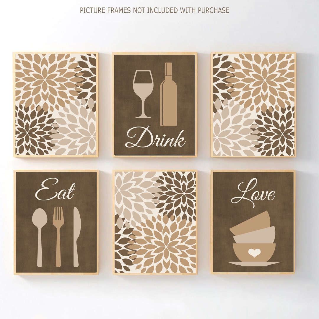 Kitchen Wall Art, Dining Room Wall Decor Modern Farmhouse Kitchen ...