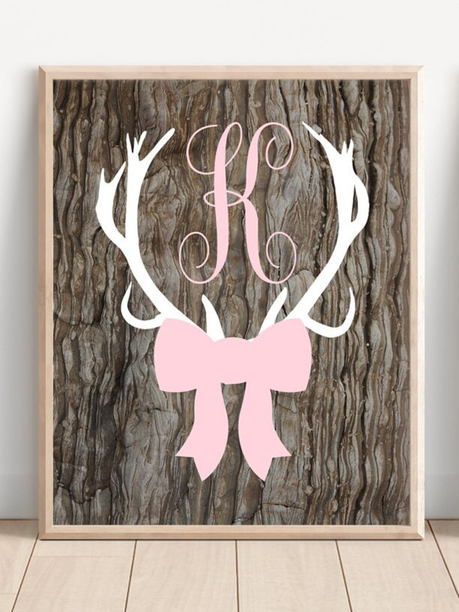 Girl Deer Nursery Decor Girl Deer Wall Art Prints or Canvas Etsy