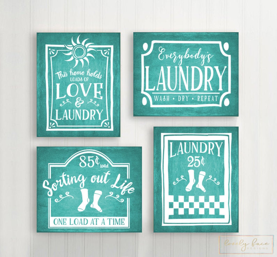 Laundry Room Decor Farmhouse Laundry Room Sign Laundry Room Etsy