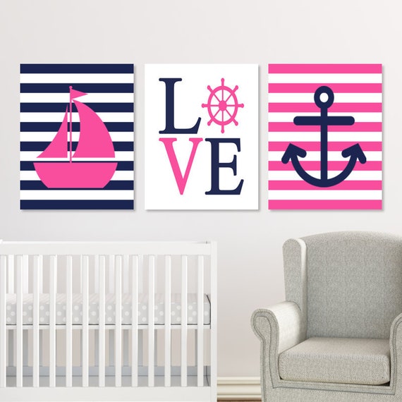 girl nautical nursery