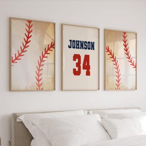 Baseball Nursery Prints, Baseball Prints, Boy Nursery Wall Art Prints, Baseball Wall Art Set of 3, Baseball Boys Room Decor, Baseball Canvas