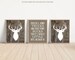 DEER Nursery Decor, Deer Wall Art, Deer Antler Decor, Canvas Or Prints, Boy Deer Nursery Decor, Rustic Nursery Decor, Deer Pictures Set of 3 