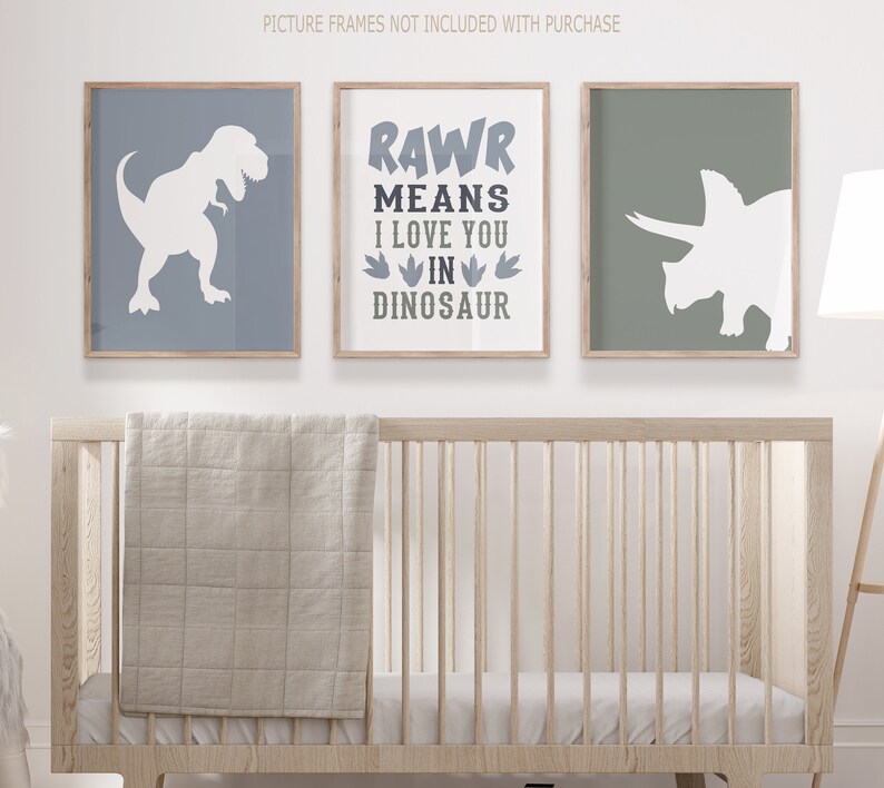 Dinosaur Prints For Boys Room