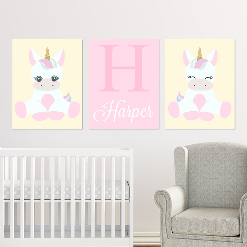 baby girl unicorn nursery