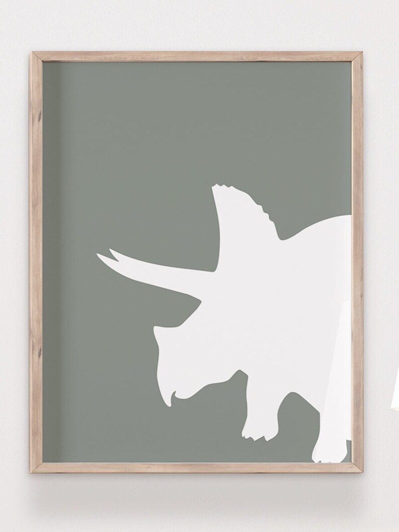 dinosaur-prints-for-boys-room-dinosaur-prints-set-of-3-etsy