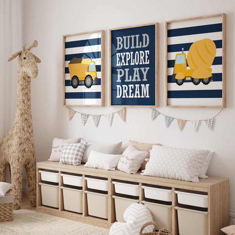 Boys Bedroom Art - Etsy