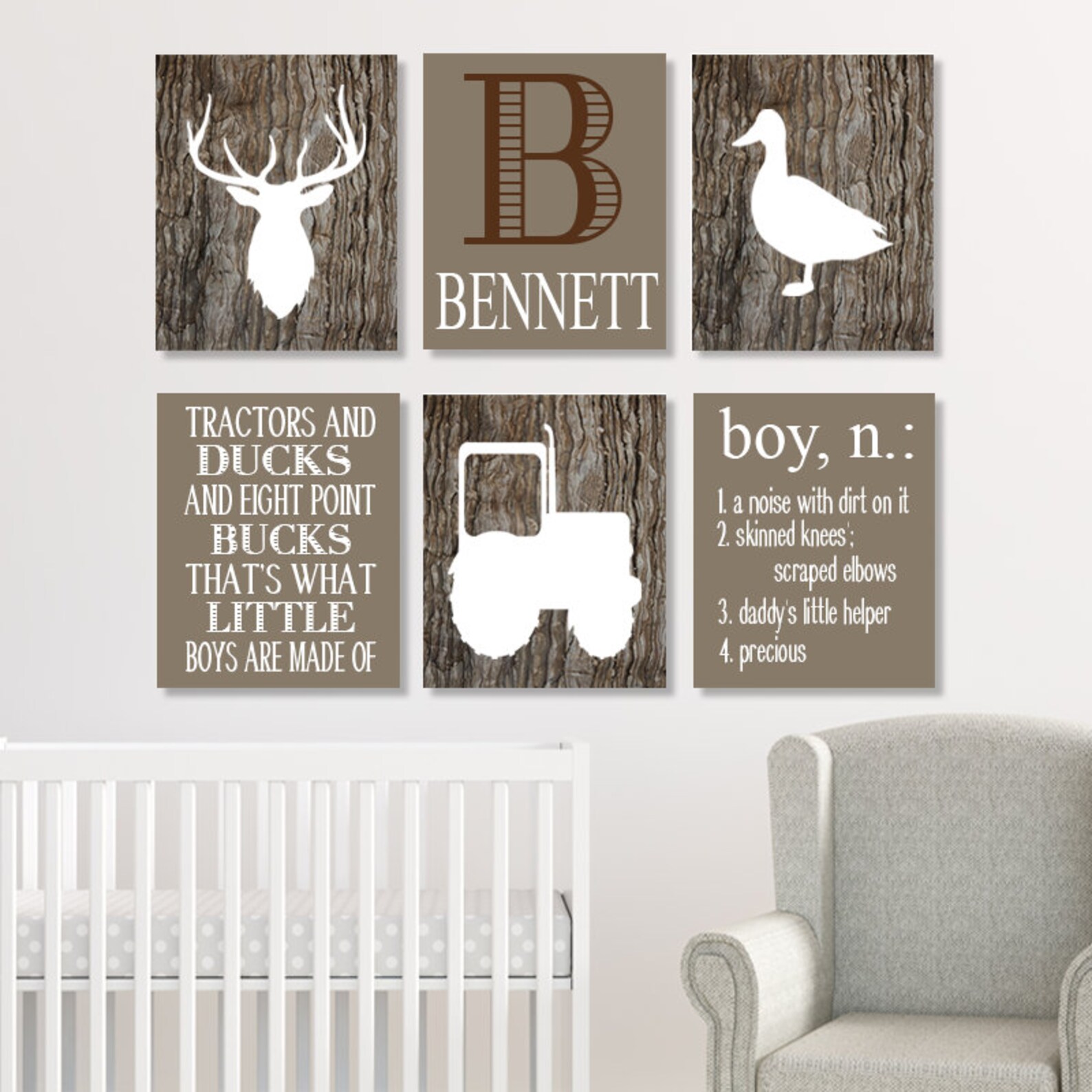 DEER Nursery Decor Deer Nursery Wall Art Deer Nursery Prints Etsy