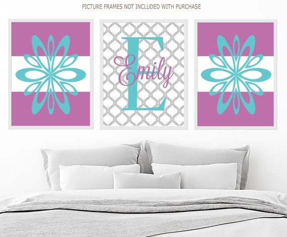 Teenage Girl Room Decor, Teen Girl Bedroom Wall Art, Floral Art Prints or  Canvas, Girl College Dorm Decorations, Printable Set of 3 