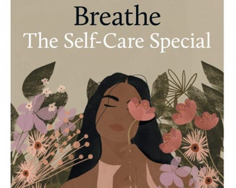 Breathe Inspiration Self Care Reflection Finding Flow Tension Release Perspective Hand Nail Care Recipes Great Illustrations Gift Idea