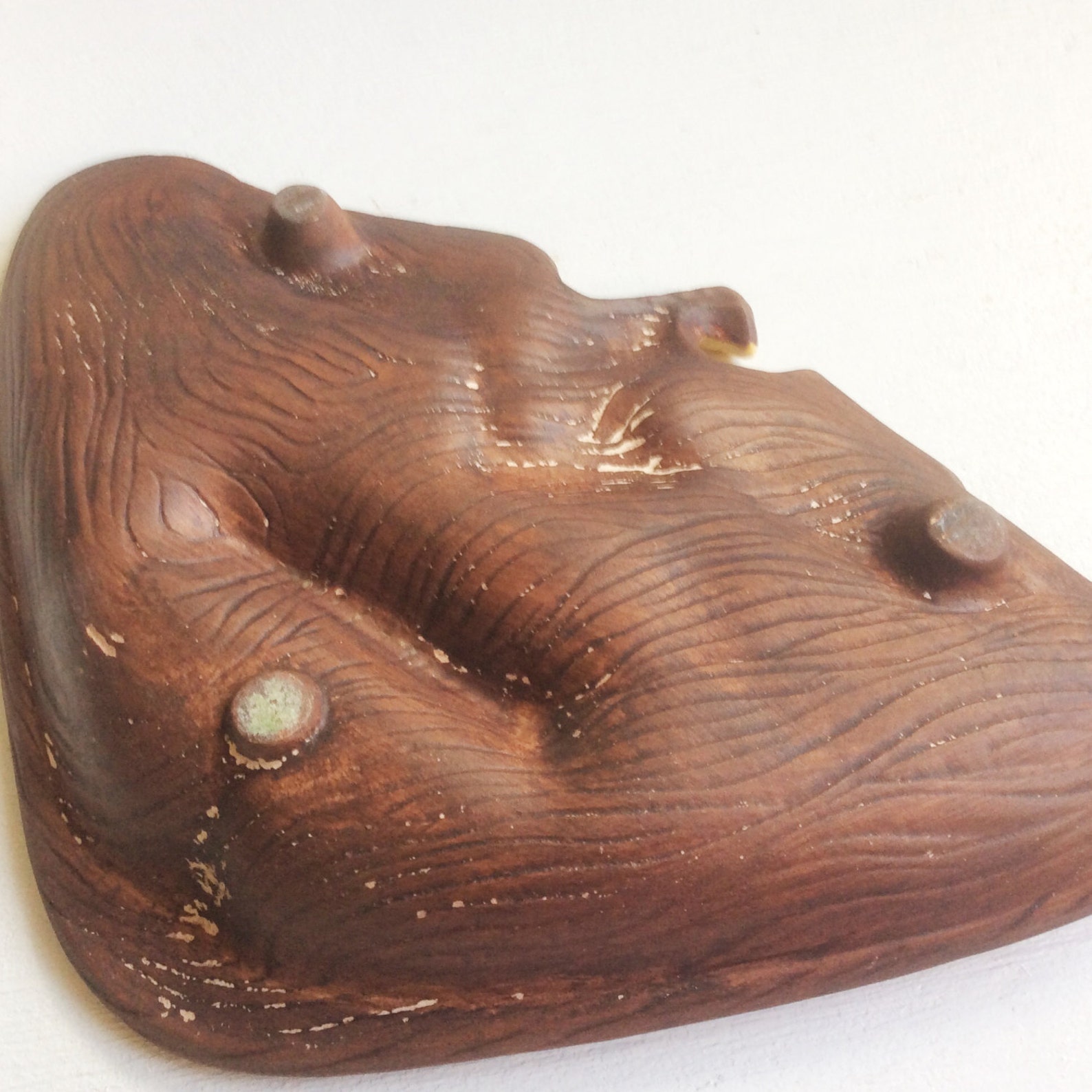 Ceramic Drip Glaze USA BALD EAGLE Ashtray Yellow Orange & Etsy