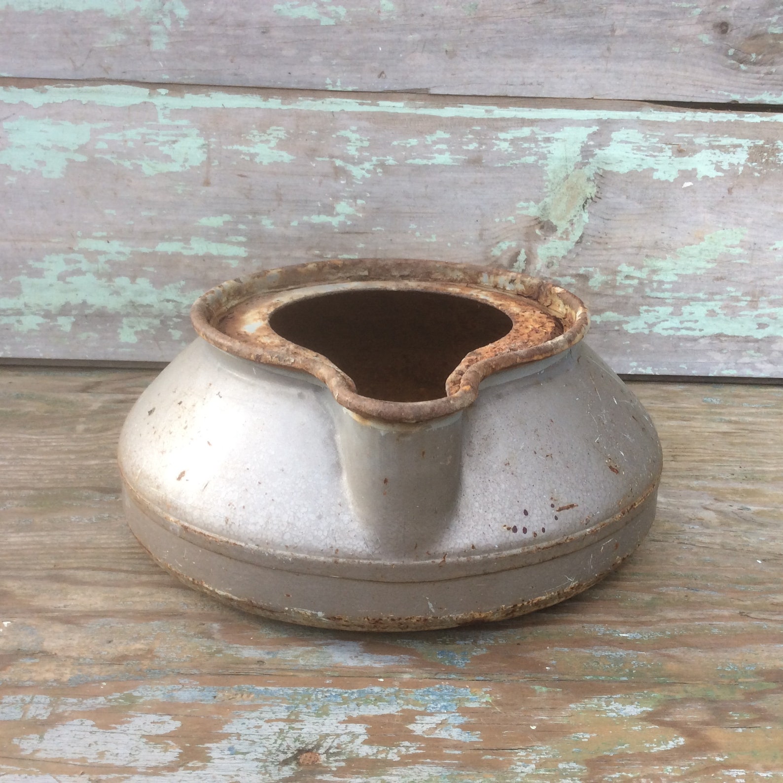 Antique Metal Hospital Bedpan Vintage Bathroom Laundry Room Etsy