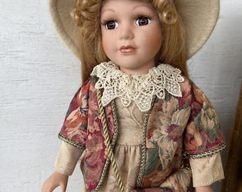 Vintage Collectors Choice Genuine Fine Bisque Porcelain Limited Edition Doll (16 Inches)