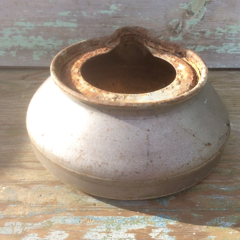 Antique Metal Hospital Bedpan Vintage Bathroom Laundry Room Etsy