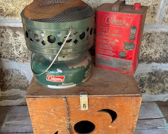 Vintage 1967 Coleman Catalytic Heater Model 511A-1 Gallon Empty