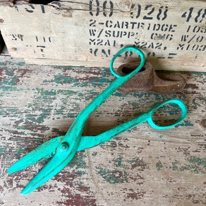 Turquoise Thread Scissors w/ File Cap - 781898457779