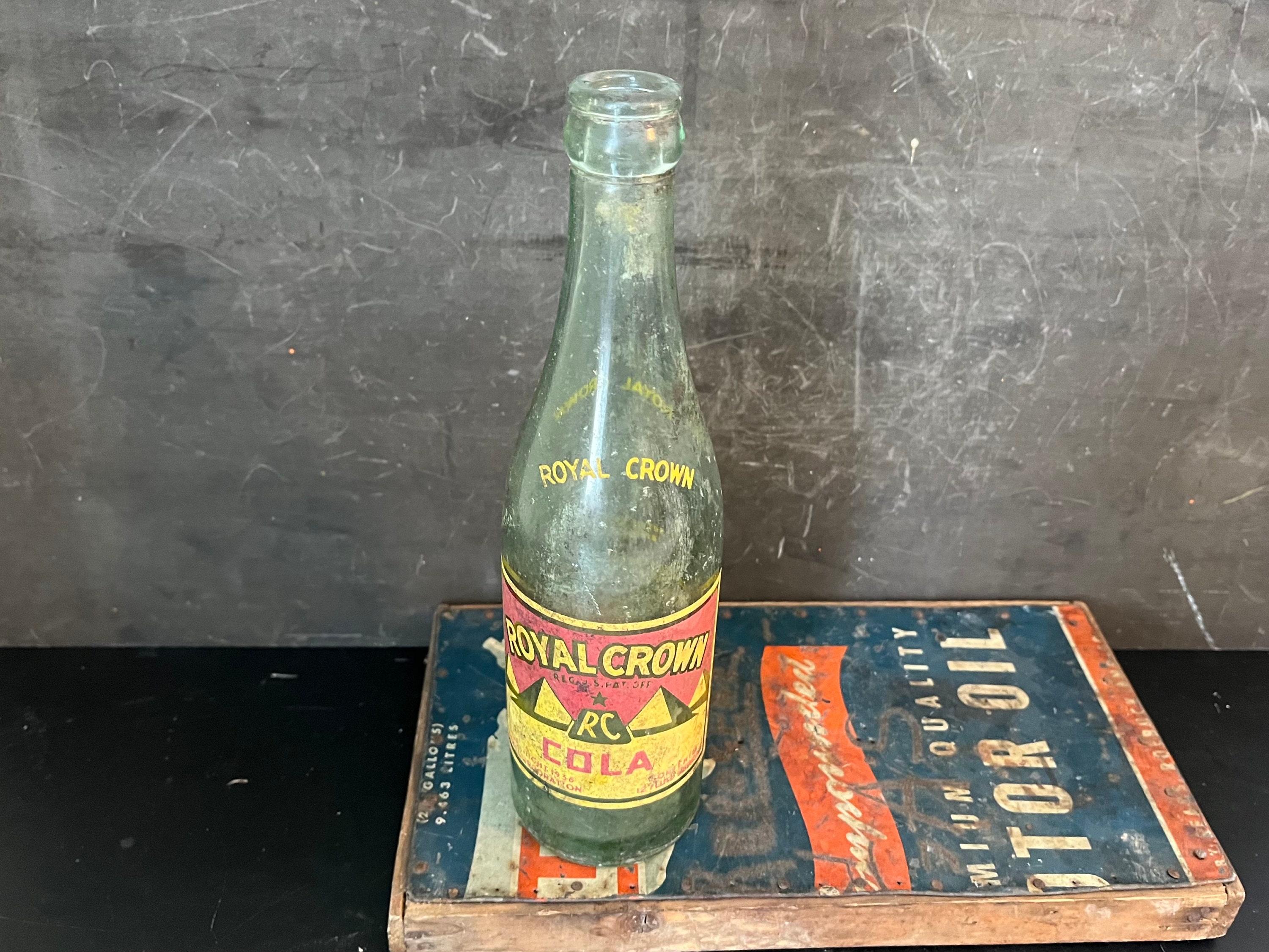 1959 Vintage Metal RC Royal Crown Cola Soda Sign 54