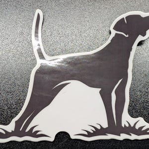 4" English Pointer On‑Point Vinyl Decal