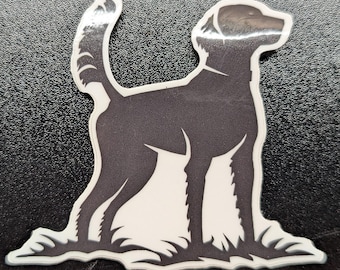 3" English Setter On‑Point Vinyl Decal