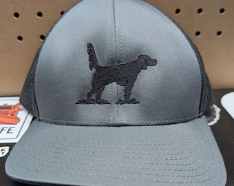Upland Setter Trucker Hat – Grey Front, Black Mesh Snapback