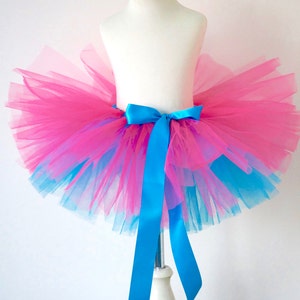 Girls Tutu Pink and Blue Tutu Kids Tutu Birthday Tutu image 1