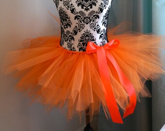 Halloween Tutu - Pumpkin Tutu - Orange Tutu - Adult Tutu