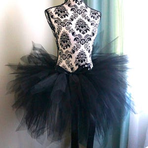 Black Tutu - Adult Tutu - Halloween Tutu - Bachelorette Tutu