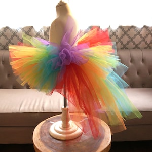 Rainbow Bustle Tutu - Girl's Tutu
