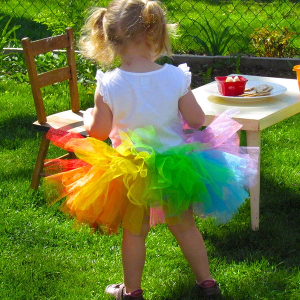 Rainbow Tutu - Kid's Tutu - Children's Tutu - Party Tutu