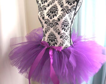 Handmade Purple Tulle Tutu - Rave, Race, Party Costume