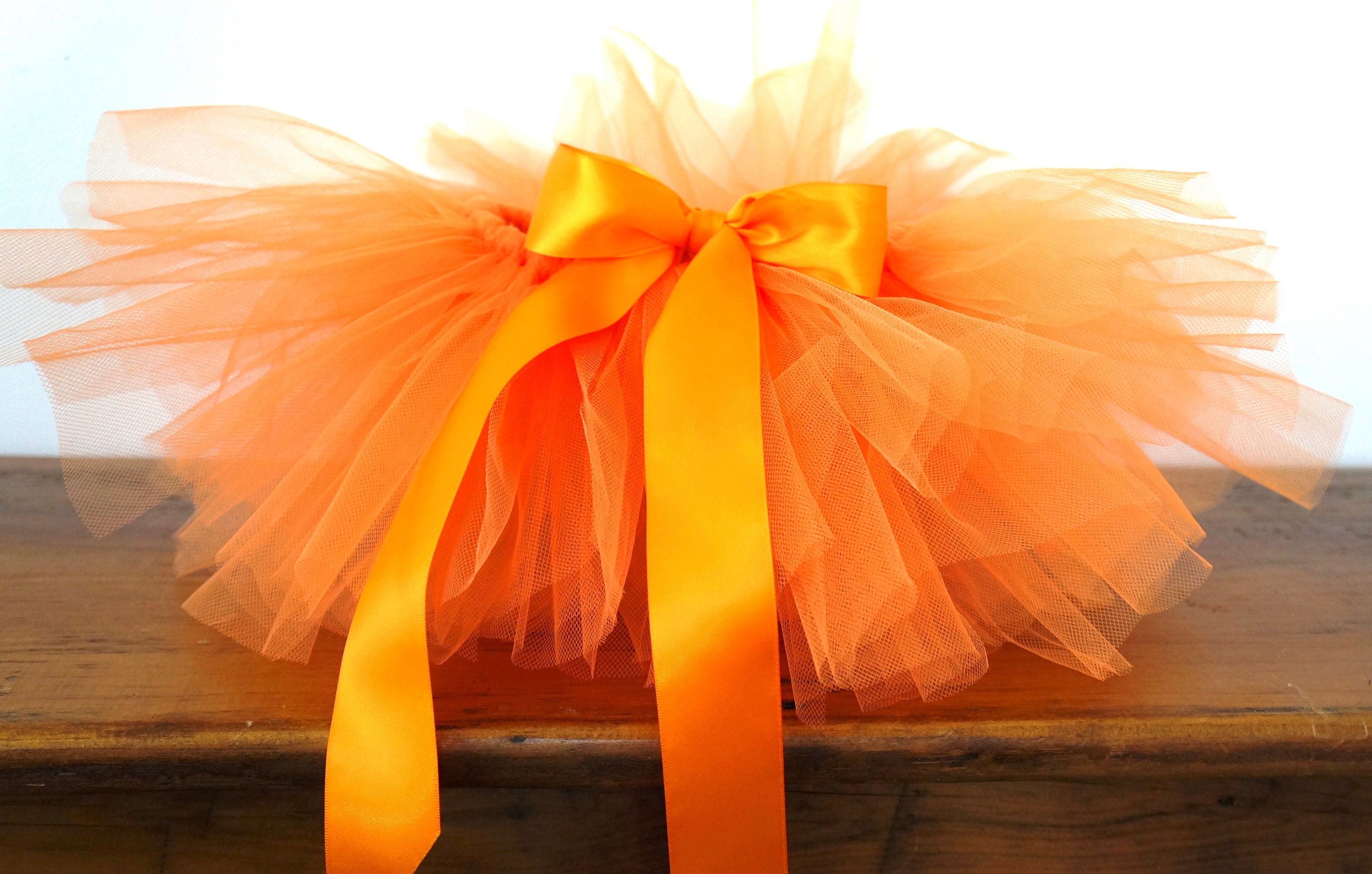 Baby Tutu Orange Tutu Pumpkin Tutu Etsy