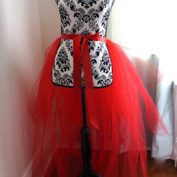 Red Tulle Half Tutu