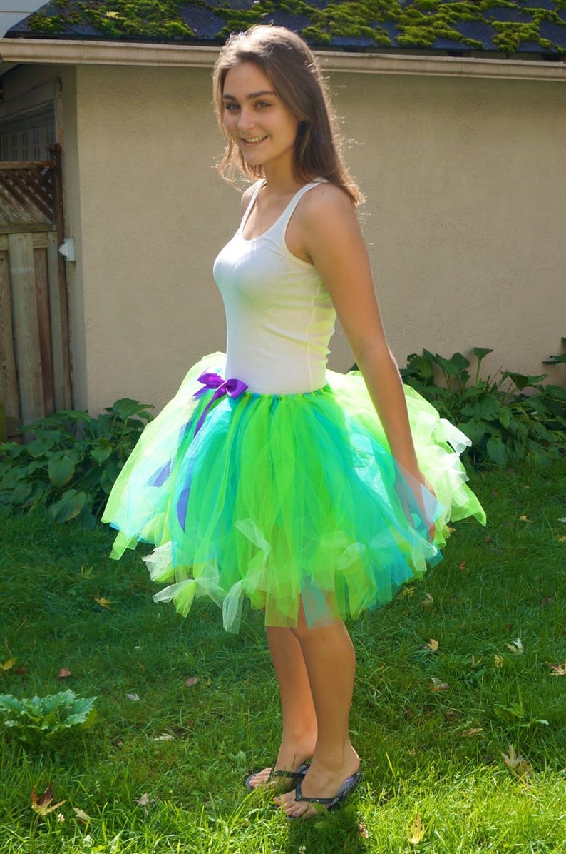 Arielish Tutu Adult Tutu Green Tutu Halloween Tutu Mermaid Tutu image 2