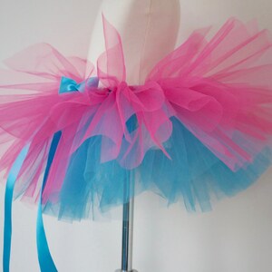 Girls Tutu Pink and Blue Tutu Kids Tutu Birthday Tutu image 5