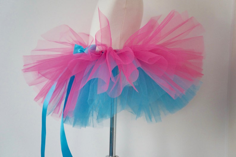 Girls Tutu Pink and Blue Tutu Kids Tutu Birthday Tutu image 5