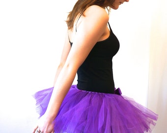 Adult Tutu - Purple Tutu - Bachelorette Tutu - Rave Tutu - Race Tutu - Running Tutu