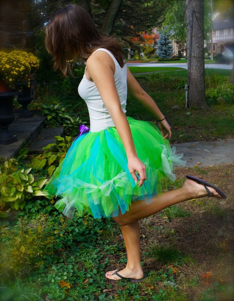 Arielish Tutu Adult Tutu Green Tutu Halloween Tutu Mermaid Tutu image 3