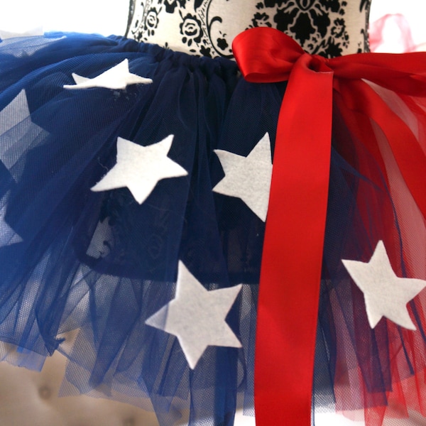 Adult American Flag Tutu Skirt